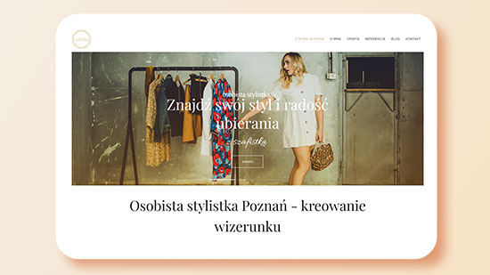 Wykonanie Strony internetowej - Szafistka.pl