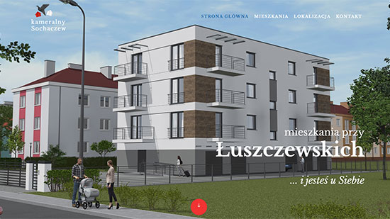 Strona internetowa osiedla przy ulicy Łuszczewskich